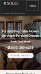 Mobile Screenshot of portlandpooltablemoving.com