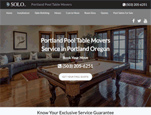 Tablet Screenshot of portlandpooltablemoving.com